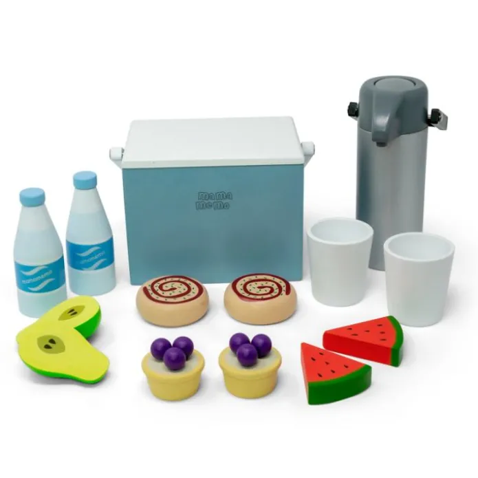 Nevera, termo y accesorios para picnic de madera MamaMemo - Astrup + REGALO tablas cortar