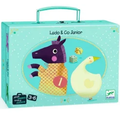 Oca y parchís Junior con maletín - Djeco