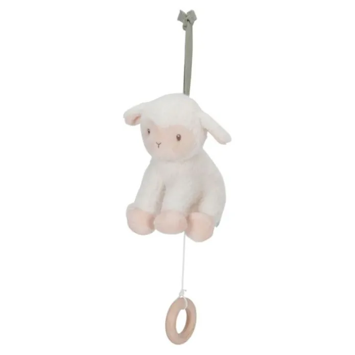 Oveja de peluche musical con colgador - Little Dutch