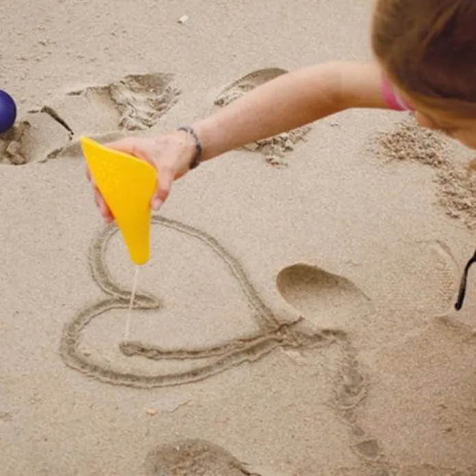 Pala, colador y pelota para arena Cuppi Lagoon - Quut