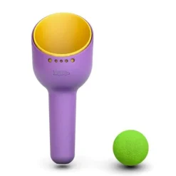 Pala, colador y pelota para arena SiBi morado y amarillo - Bibio