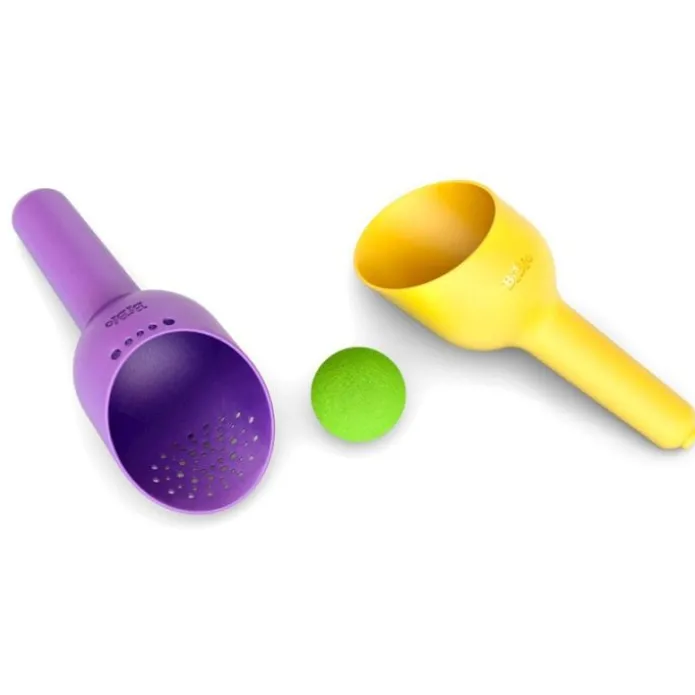 Pala, colador y pelota para arena SiBi morado y amarillo - Bibio
