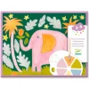 Paletas de pintura y láminas Animales salvajes (4) - Djeco