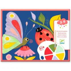 Paletas de pintura y láminas Bichitos (4) - Djeco