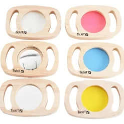 Paneles de madera de colores (6) - TickiT