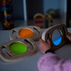 Paneles sensoriales de madera luminosos (3) - TickiT