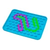 Panel sensorial azul con 2 gusanos - Wiggly Toy