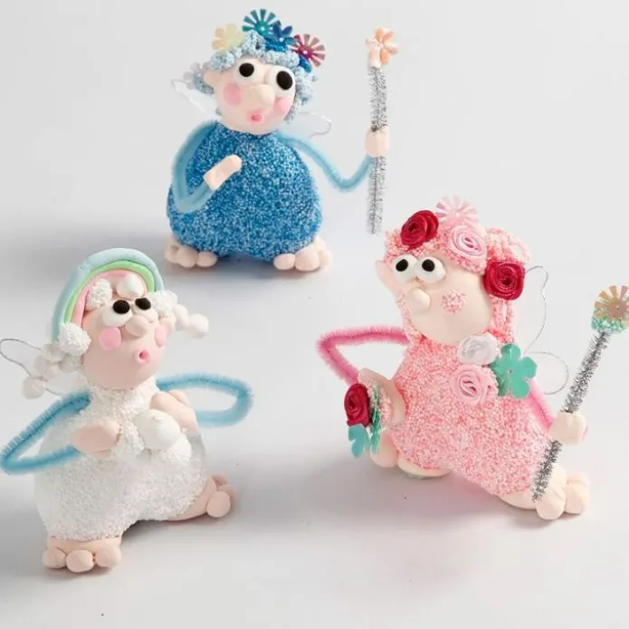 Pasta para modelar de colores con purpurina Foam Clay (10) - Creativ Company