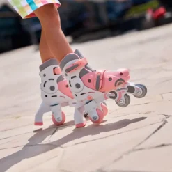 Patines evolutivos rosa pastel Talla 30-33 - Globber