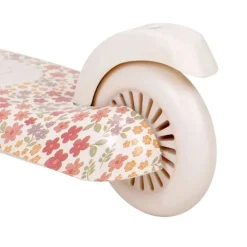 Patinete blanco floral - Little Dutch