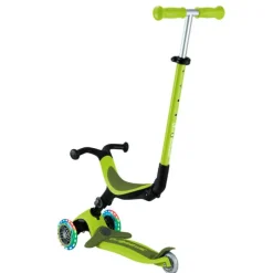 Patinete evolutivo 3 en 1 Go Up Active verde lima con luces - Globber