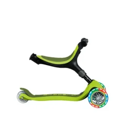 Patinete evolutivo 3 en 1 Go Up Active verde lima con luces - Globber