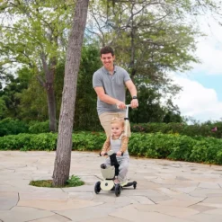 Patinete evolutivo 3 en 1 Go Up Baby taupe con luces - Globber