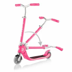 Patinete plegable Flow Foldable 125 rosa fucsia - Globber