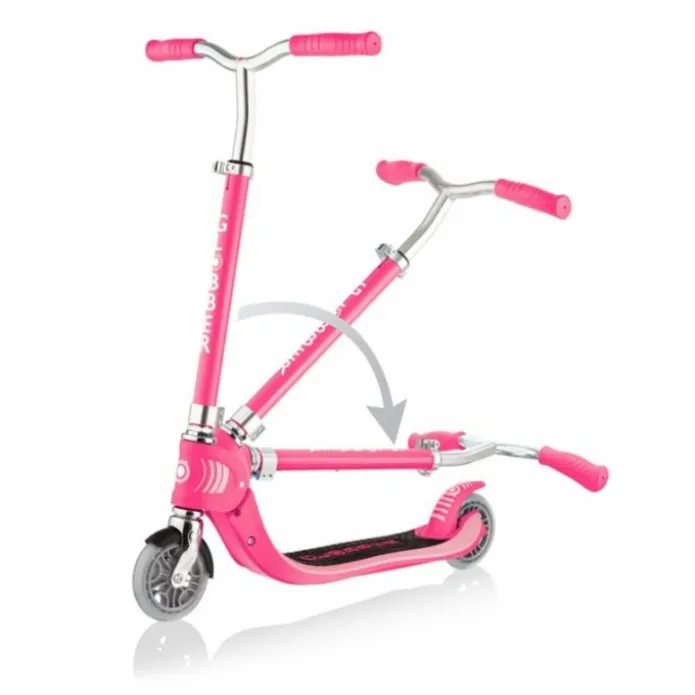 Patinete plegable Flow Foldable 125 rosa fucsia - Globber