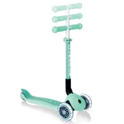 Patinete plegable Junior Foldable Eco verde menta con luces - Globber