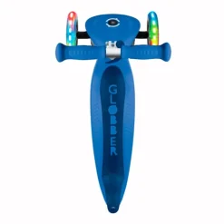 Patinete plegable Primo Foldable azul con luces - Globber