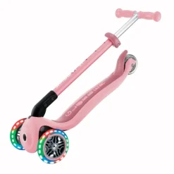 Patinete plegable Primo Foldable rosa pastel con luces - Globber