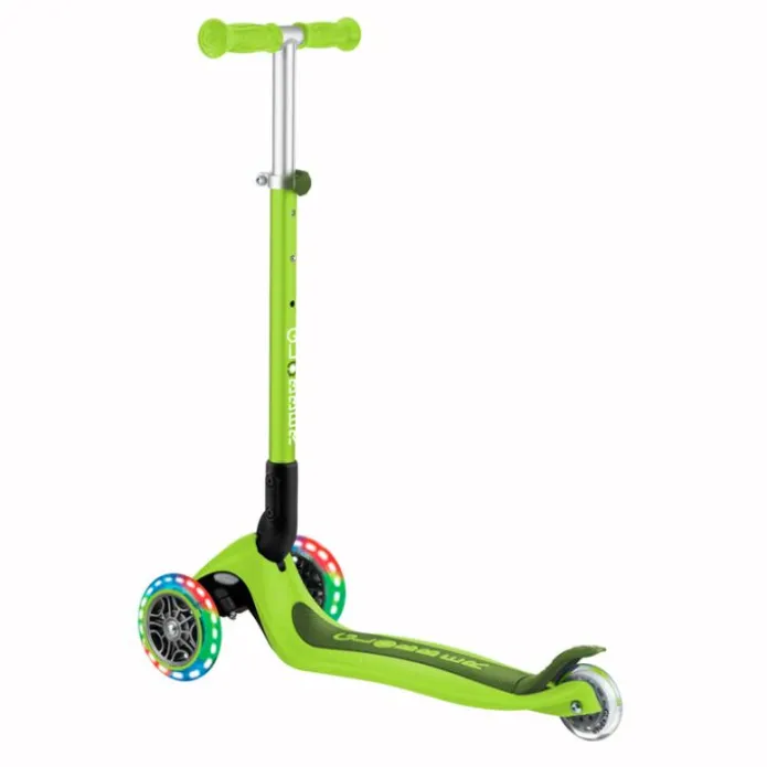 Patinete plegable Primo Foldable verde lima con luces - Globber