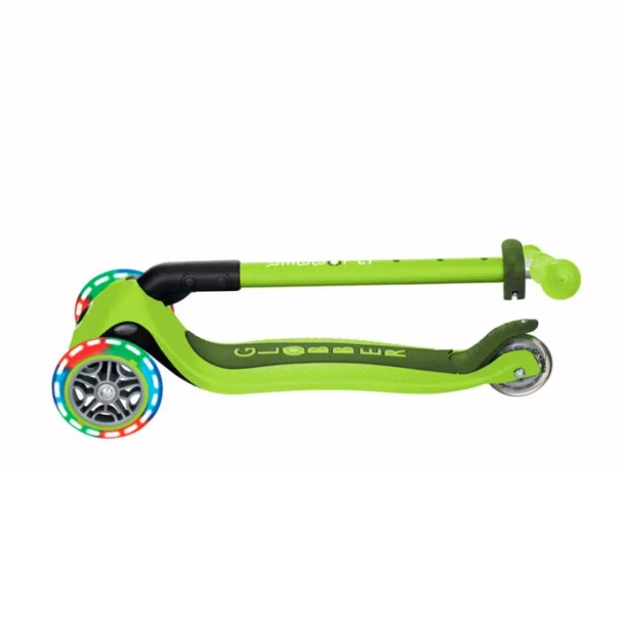 Patinete plegable Primo Foldable verde lima con luces - Globber