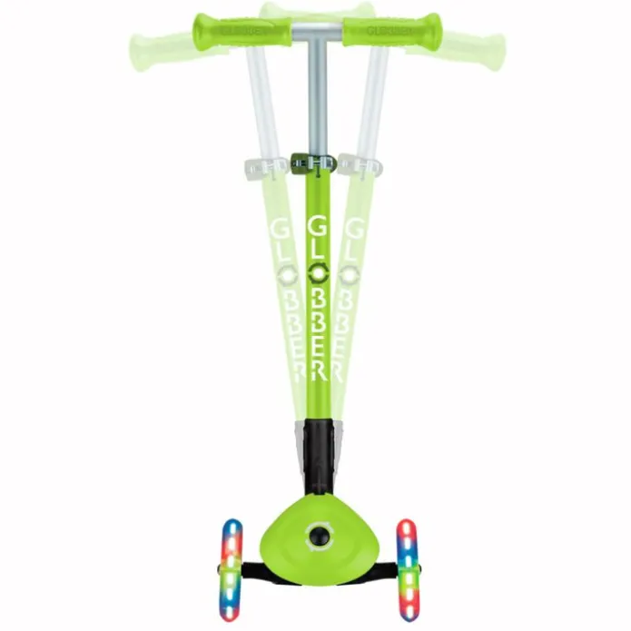 Patinete plegable Primo Foldable verde lima con luces - Globber