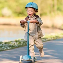 Patinete Safari Friends azul - Little Dutch