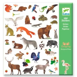 Pegatinas Animales Fauna (160) - Djeco