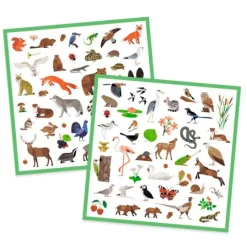 Pegatinas Animales Fauna (160) - Djeco