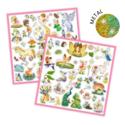 Pegatinas metalizadas Fantasía (160) - Djeco