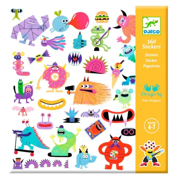 Pegatinas Monstruos (160) - Djeco