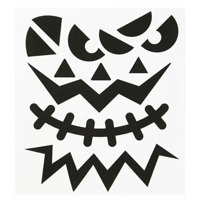 Pegatinas para 3 caras de Halloween - Creativ Company