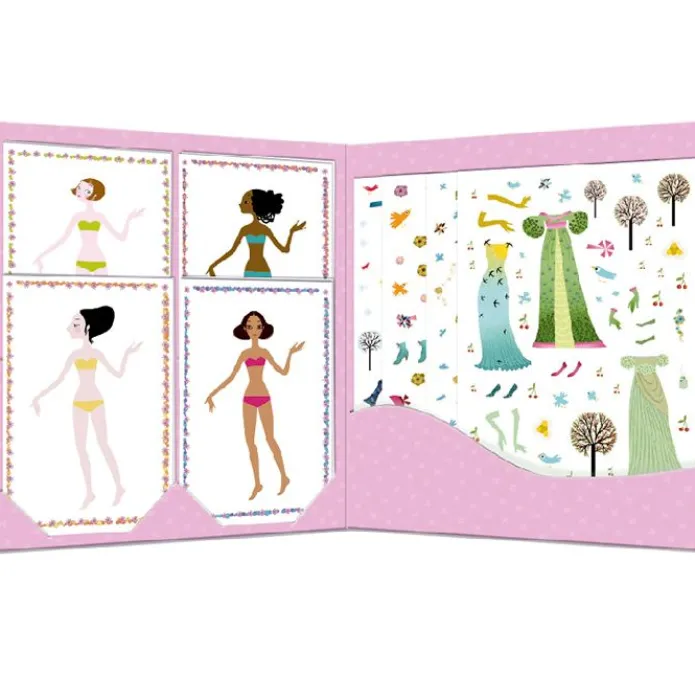 Pegatinas Vestidos de muñecas - Djeco