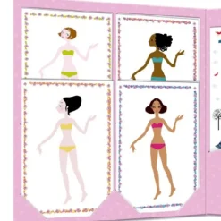 Pegatinas Vestidos de muñecas - Djeco