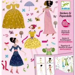 Pegatinas Vestidos de muñecas - Djeco