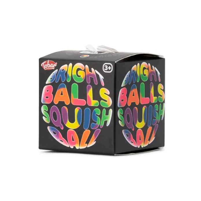 Pelota para estrujar Squish Ball con bolas que brillan en la oscuridad - Scrunchems