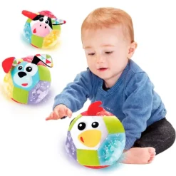Pelota sensorial con luces y sonidos animales - Yookidoo