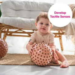 Pelota sensorial con púas Boho Chic café - Edushape