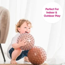Pelota sensorial con púas Boho Chic café - Edushape