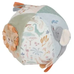 Pelota sensorial de peluche Safari Friends - Little Dutch