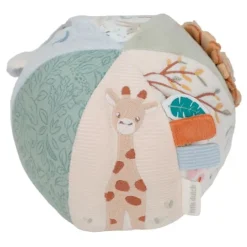 Pelota sensorial de peluche Safari Friends - Little Dutch