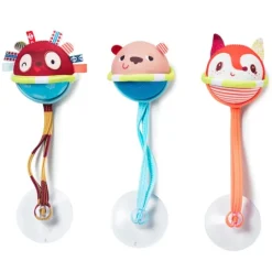 Pelotas para bañera Animales: lémur, zorro y oso - Lilliputiens