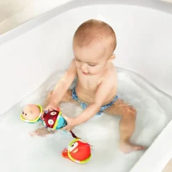 Pelotas para bañera Animales: lémur, zorro y oso - Lilliputiens