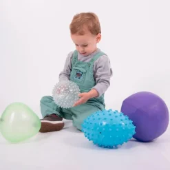 Pelotas sensoriales con distintas formas y texturas (4) - Tickit