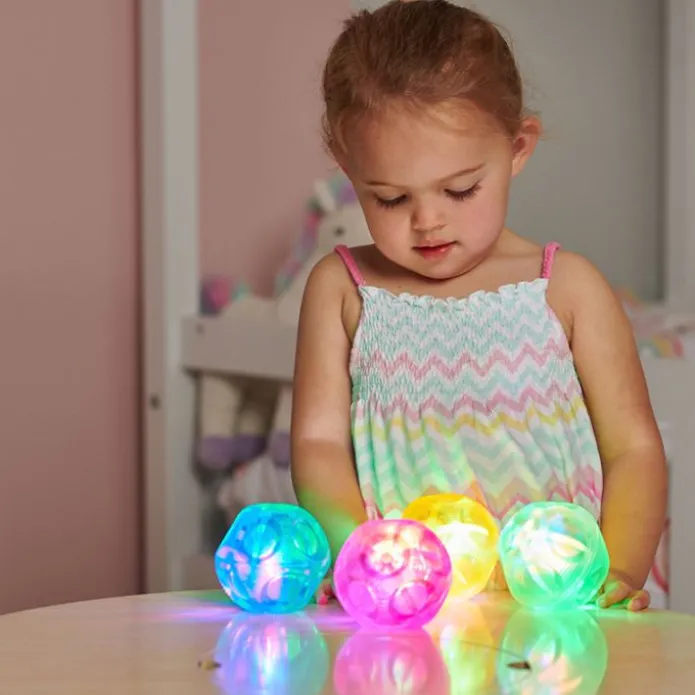 Pelotas sensoriales de colores con luces (4) - TickiT