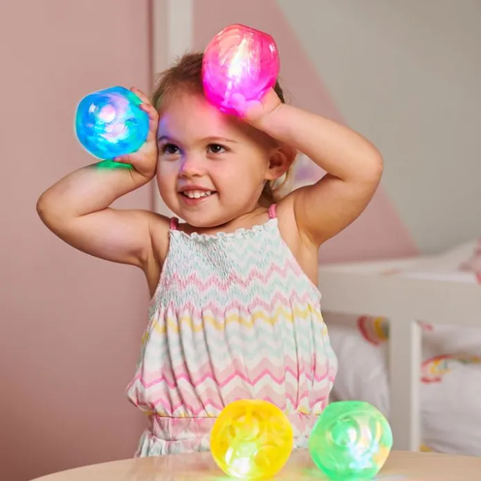 Pelotas sensoriales de colores con luces (4) - TickiT