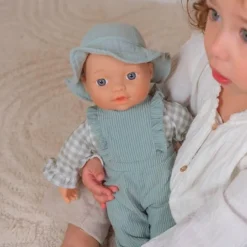 Peto con camisa y gorrito para muñecas Lily y Noa - Little Dutch