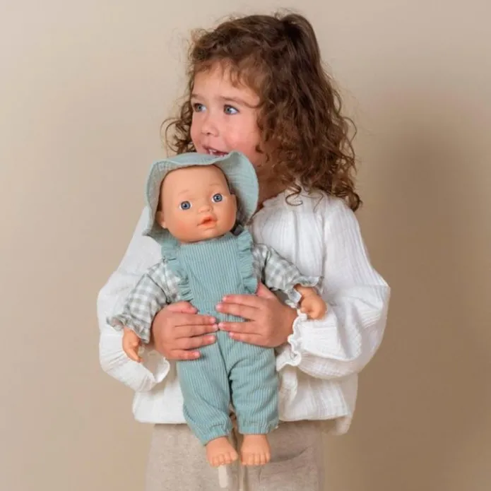 Peto con camisa y gorrito para muñecas Lily y Noa - Little Dutch