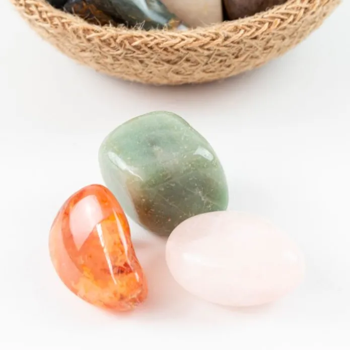 Piedras preciosas pulidas 500 g - Deukaliptus