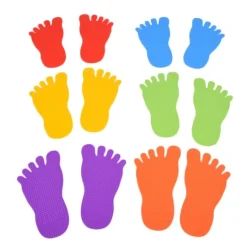 Pies sensoriales de colores (12) - EDX Education