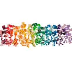 Piezas de colores de madera Mis Match and Bloom (400) - Grapat